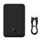 Внешний аккумулятор с беспроводной зарядкой Baseus Magnetic Mini Wireless Fast Charge 20000 мАч 20 Вт (Уценка) чёрный (хорошее состояние, мелкие царапины и потертости) - 5