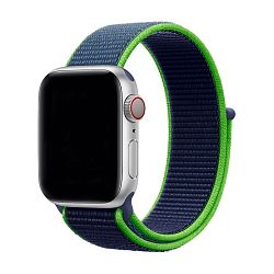 Спортивный браслет для Apple Watch 44 / 45 / 46 / 49mm нейлон "лаймовый неон"