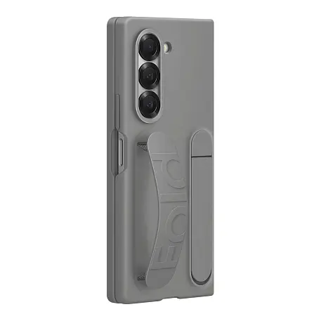 Клип-кейс (накладка) Samsung Silicone Case для Samsung Galaxy Z Fold 6 силикон, серый - 3