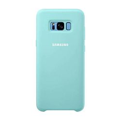 Клип-кейс (накладка) Silicone cover для Samsung Galaxy S8 Plus силикон, бирюзовый