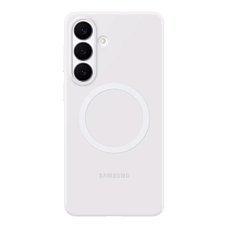 Клип-кейс (накладка) Samsung Silicone Magnet Case для Samsung Galaxy S26 Plus силикон, белый