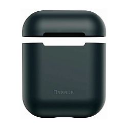 Кобура Baseus Ultrathin Series для Apple AirPods 2018 / 2019 силикон, чёрный