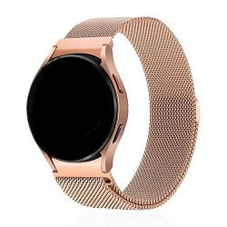 Браслет Миланский сетчатый для Samsung Watch 20mm сталь розовое золото