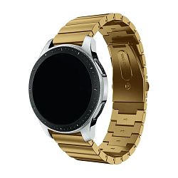 Блочный браслет для Samsung Watch 20mm керамика золотой