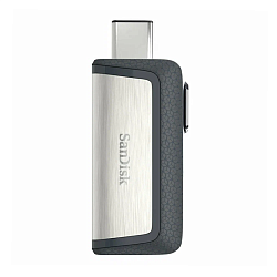 USB-флешка SanDisk Ultra Dual Drive USB-Type-C 32 ГБ чёрно-серебристый
