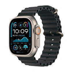 Умные часы Apple Watch Ultra 2 (2024) 49mm GPS + Cellular Natural Titanium Case Black Ocean Band