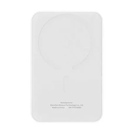 Внешний аккумулятор с беспроводной зарядкой Baseus Magnetic Mini Wireless Fast Charge 5000 мАч 20 Вт белый - 2