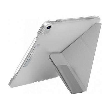 Чехол-книжка UNIQ Camden для Apple iPad Air 10.9" (2020 / 2022) (Уценка) серый (хорошее состояние, точка на чехле) - 2