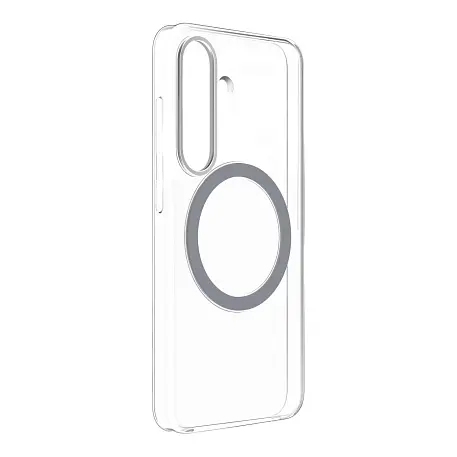 Клип-кейс (накладка) Samsung Clear Magnet Case для Samsung Galaxy S25 Plus полиуретан, поликарбонат, алюминий, прозрачный - 2