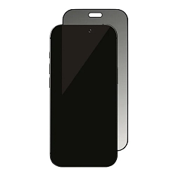 Защитное стекло uBear Extreme Nano Shield Privacy 360 2.5D для Apple iPhone 18 Pro, черная рамка