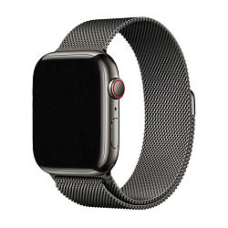 Браслет Apple Milanese Loop для Apple Watch 38 / 40 / 41 / 42mm сталь Graphite