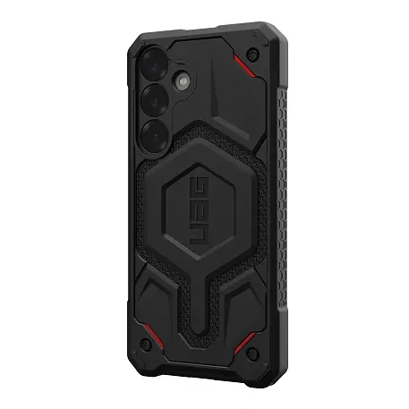 Клип-кейс (накладка) UAG Monarch Pro Magsafe для Samsung Galaxy S25 Plus поликарбонат, кевлар, чёрный - 2