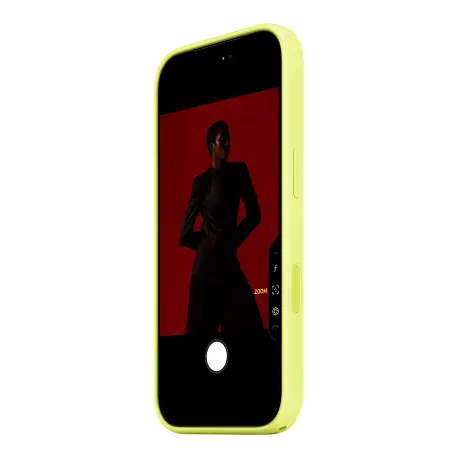 Клип-кейс (накладка) Apple Silicone Case MagSafe для Apple iPhone 17 Pro Max силикон, Neon Yellow - 2