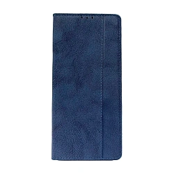 Чехол-книжка Premium Rich Boss для Xiaomi Poco X6 Pro 5G искусственная кожа, синий