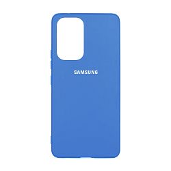 Клип-кейс (накладка) Silicone cover закрытый для Samsung Galaxy A13 силикон, голубой