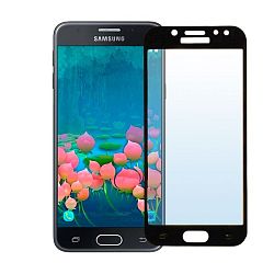 Защитное стекло 3D Premium для Samsung Galaxy J5 Prime, черная рамка