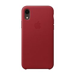 Клип-кейс (накладка) Apple Leather Case для Apple iPhone Xr кожа, Red