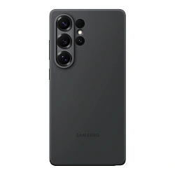 Клип-кейс (накладка) Samsung Silicone Case для Samsung Galaxy S25 Ultra силикон, поликарбонат, чёрный