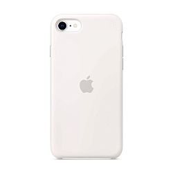 Клип-кейс (накладка) Apple Silicone Case для Apple iPhone SE 2020 / 2022 силикон, White