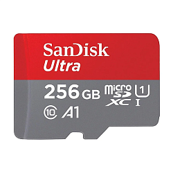 Карта памяти SanDisk Ultra A1 (без адаптера), 256 ГБ