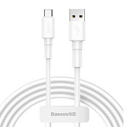 Дата-кабель Baseus Mini White Lightning 1 м, белый