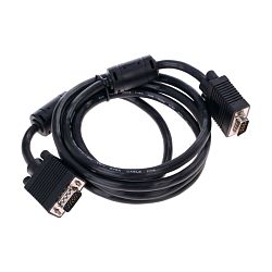 Кабель Dexp SmSmBSi200 VGA - VGA 2 м, чёрный