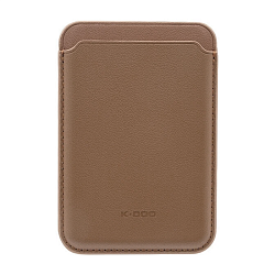 Кардхолдер K-DOO Mag Leather Wallet для Apple iPhone кожа, коричневый