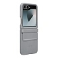 Клип-кейс (накладка) Samsung Kindsuit Case для Samsung Galaxy Z Flip 6 / 7 FE экокожа, серый - 3