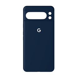 Клип-кейс (накладка) Silicone cover закрытый для Google Pixel 8 Pro силикон, тёмно-синий