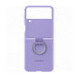 Клип-кейс (накладка) Samsung Silicone cover With Ring для Samsung Galaxy Z Flip 3