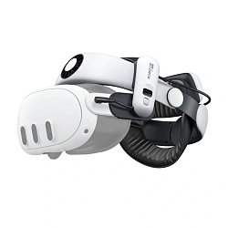 Регулируемое крепление с аккумулятором BOBOVR S3 Pro 10000 мАч для Oculus Quest 3 / 3S белый