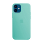 Клип-кейс (накладка) Silicone Case для Apple iPhone 12 Mini силикон, бирюзовый