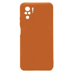 Клип-кейс (накладка) для Xiaomi Redmi 10 силикон, оранжевый
