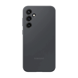 Клип-кейс (накладка) Samsung Silicone Case для Samsung Galaxy S23 FE силикон, поликарбонат, чёрный
