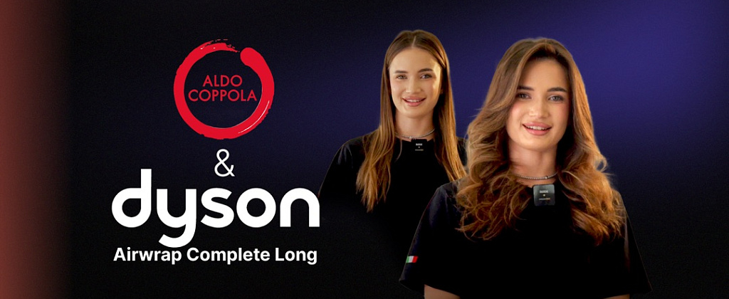 Домашняя укладка на Dyson Airwrap Complete Long от стилиста Aldo Coppola
