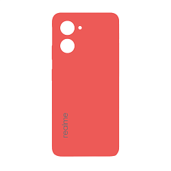 Клип-кейс (накладка) для Realme 10 силикон, красный