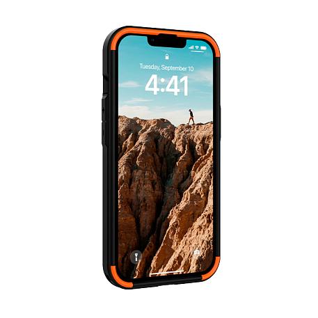Клип-кейс (накладка) UAG Civilian Magsafe для Apple iPhone 14 поликарбонат, чёрный - 3