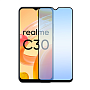 Защитное стекло 3D Classic для Realme C30 / C31 / C33, черная рамка - 1