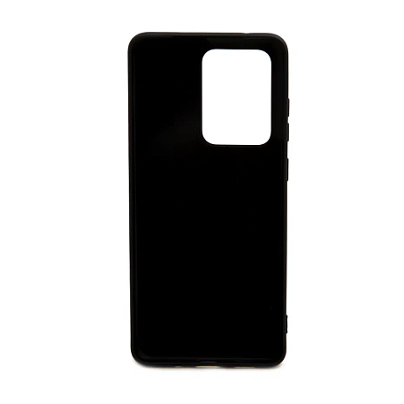 Клип-кейс (накладка) для Samsung Galaxy S20 Ultra силикон, чёрный матовый - 2