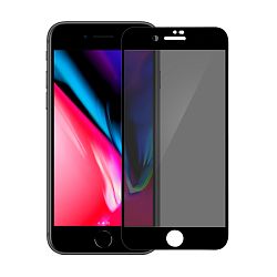 Защитное стекло Baseus Soft edge Anti-peeping 3D для Apple iPhone 7 / 8 / SE 2020 / 2022, черная рам