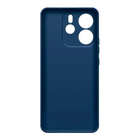 Клип-кейс (накладка) Silicone cover закрытый для Xiaomi Redmi Note 14 4G силикон, тёмно-синий - 2