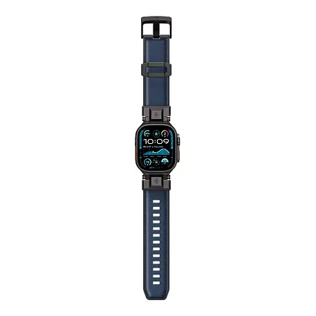 Ремешок Spigen DuraPro Armor для Apple Watch 44 / 45 / 46 / 49mm полиуретан тёмно-синий - 4