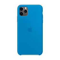 Клип-кейс (накладка) Apple Silicone Case для Apple iPhone 11 Pro Max силикон, Surf Blue