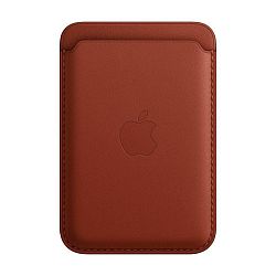 Кардхолдер Apple Wallet Magsafe реплика для Apple iPhone искусственная кожа, тёмно-коричневый