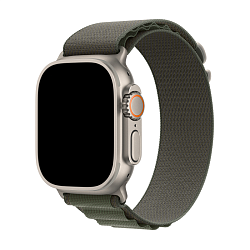 Ремешок Apple Alpine Loop для Apple Watch 44 / 45 / 46 / 49mm полиэстер Green (L)