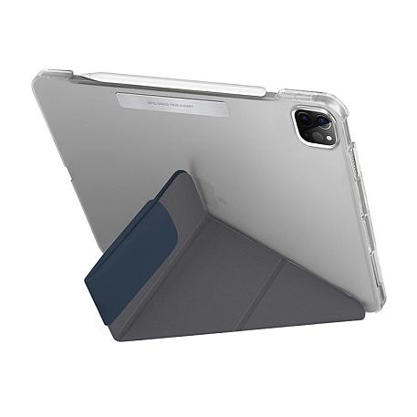 Чехол-книжка UNIQ Camden для Apple iPad Pro 11" (2020 / 2021 / 2022) полиуретан, искусственная кожа, синий - 3