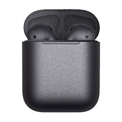 Беспроводные наушники Apple AirPods 2 с зарядным футляром графитовый матовый (полная покраска) (MV7N2)