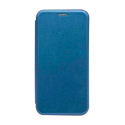 Чехол-книжка для Xiaomi Redmi Note 13 4G искусственная кожа, голубой