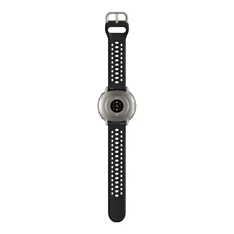 Умные часы Xiaomi Amazfit Active 2 (Round) Standard Edition серебристый (чёрный ремешок) - 4