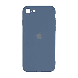 Клип-кейс (накладка) для Apple iPhone 7 / 8 / SE 2020 / 2022 силикон, серо-синий